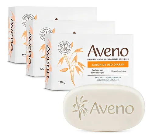 AVENO JABON DE USO DIARIO X120GR